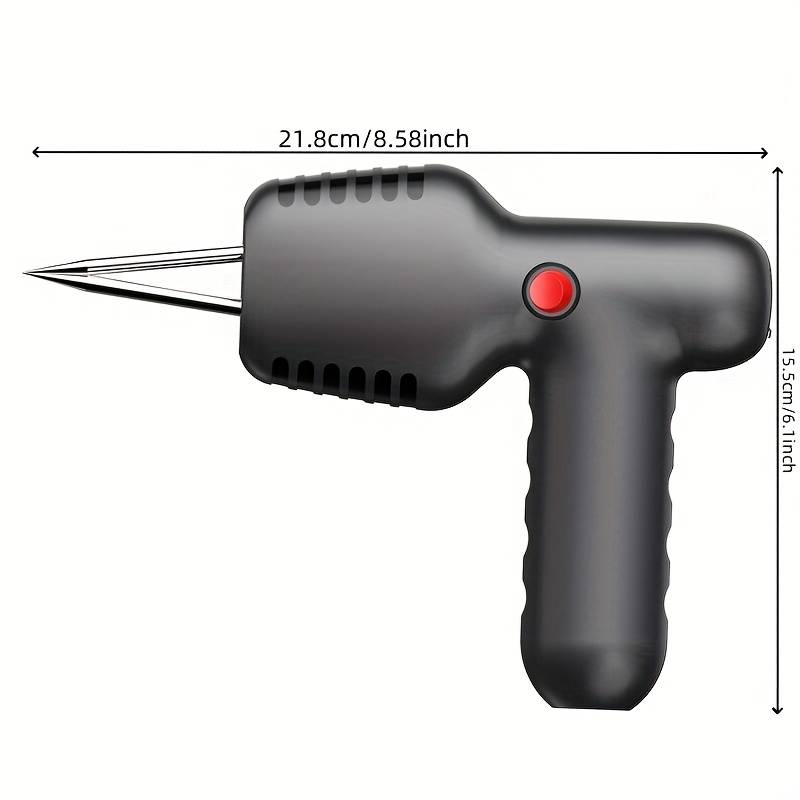 1pc Portable USB Rechargeable Electric Poultry Plucker Dual Motor High-Power Handheld Feather Rem