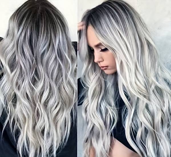 1Pc Mixed Color 60.96cm Fashion Design Wig