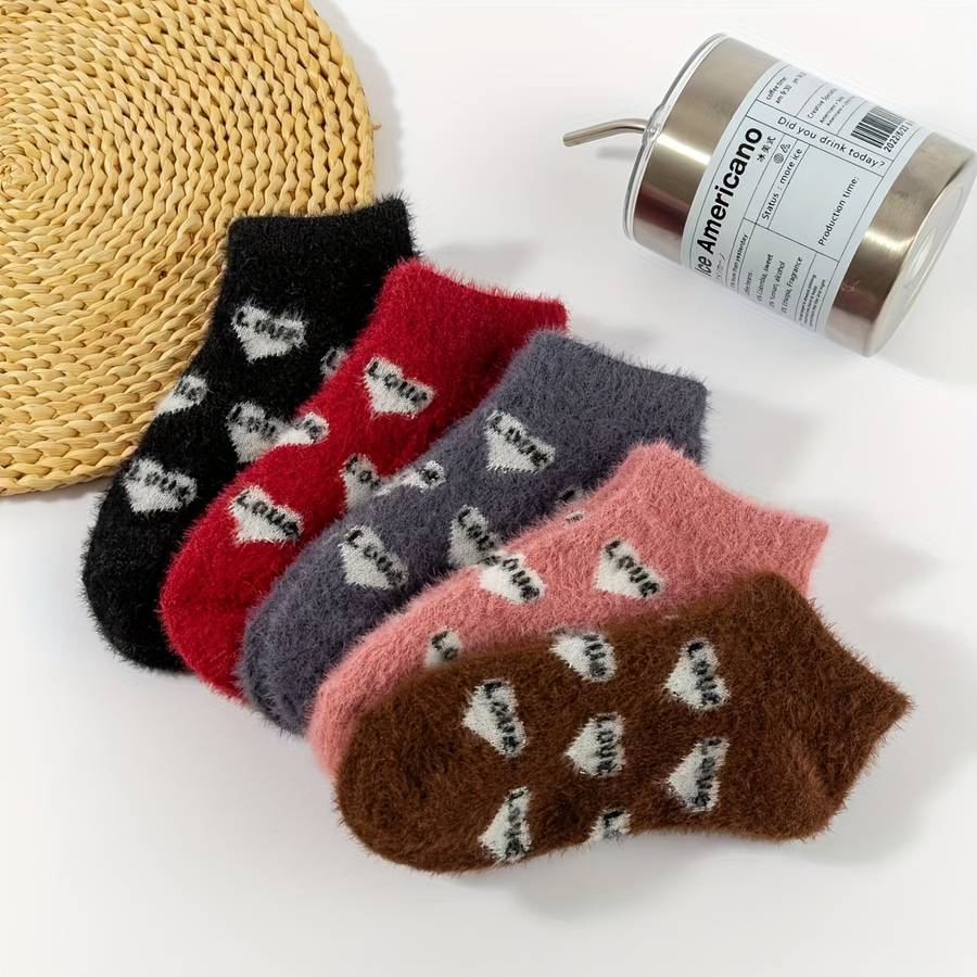 Sock 5 Pack Mixed Colors  One Size