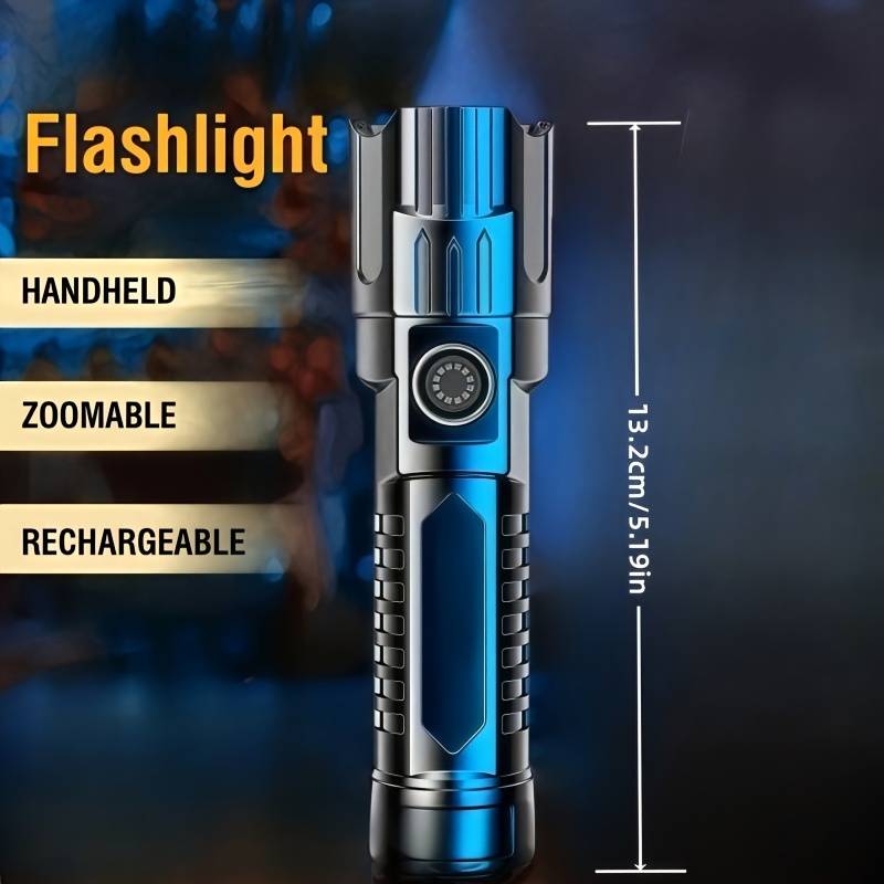 1PC 1200mAh Torch   Flashlight
