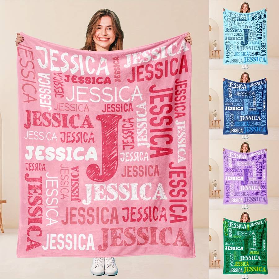 1ps Blanket Color Bean Paste Pink size 149.86x199.9cm