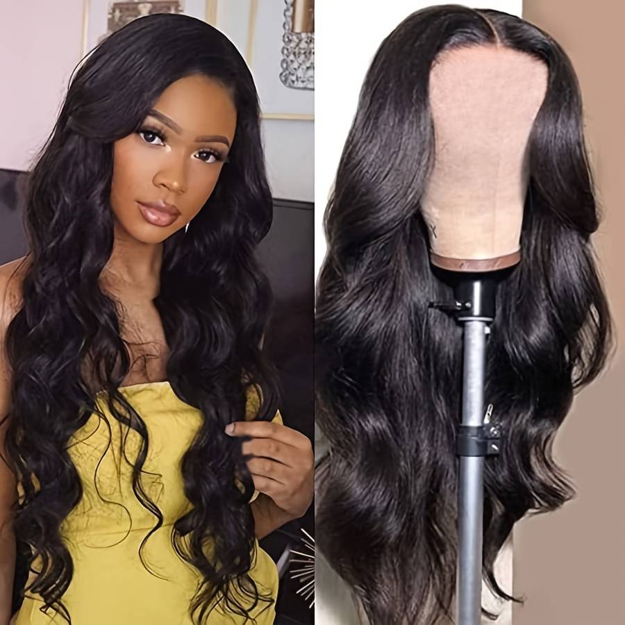 1Pc Black 66.04cm Fashion Design Wig