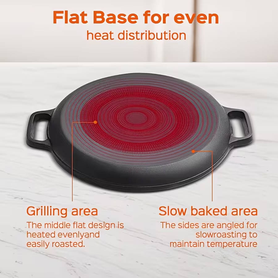 30cm Diameter Cast Iron Pot