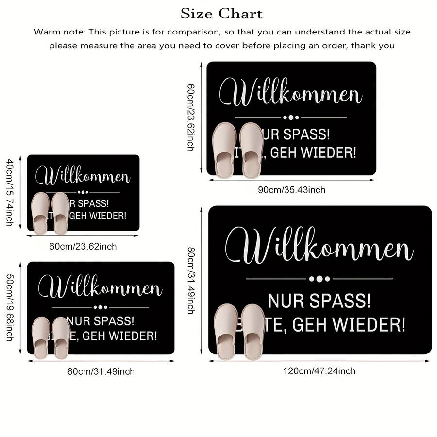 1Pc 80x120cm Floor Mat