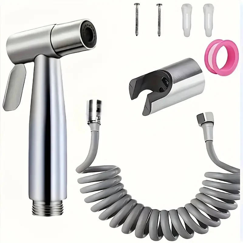 3pcs High-Pressure Stainless Steel Handheld Shower Set