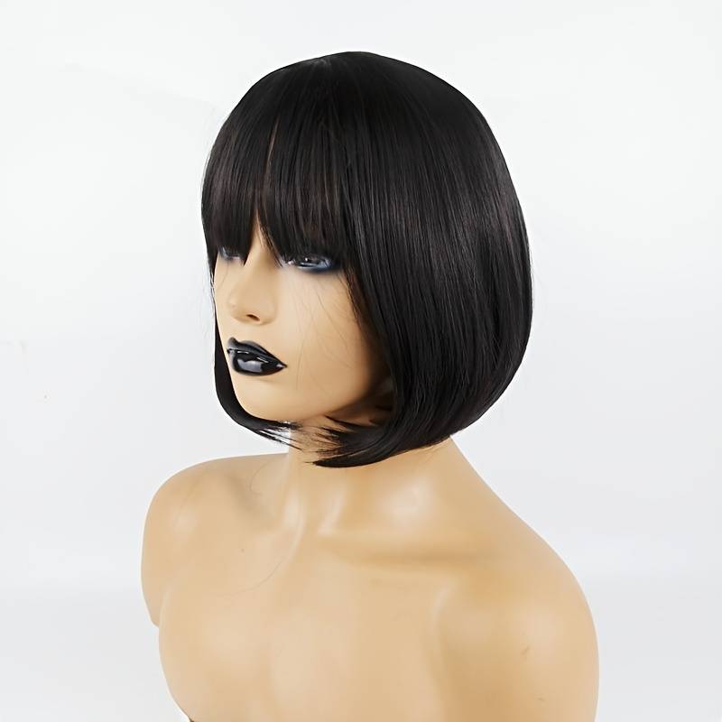 1Pc Dark Brown Fashion Design Wig