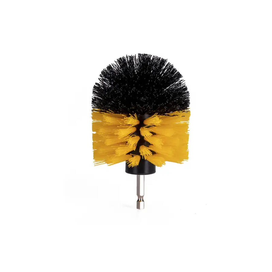 A Drill Brush Head, Yellow Electric Cleaning Brush Replacement Head, Multifunctional Household Brush