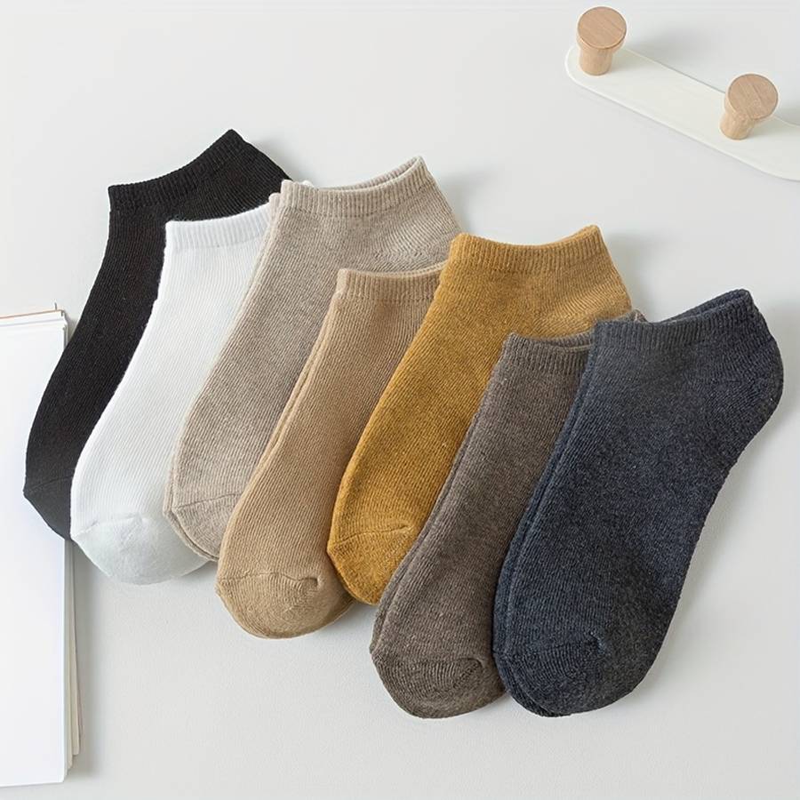 Sock Seven Pairs Of Mixed Colors One Size