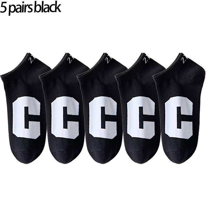 5 Pairs Mixed Colors Random One Size High Elastic Socks