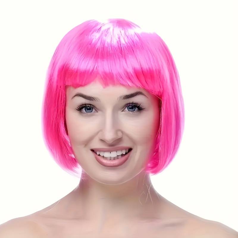 1Pc Cyan Fashion Design Wig