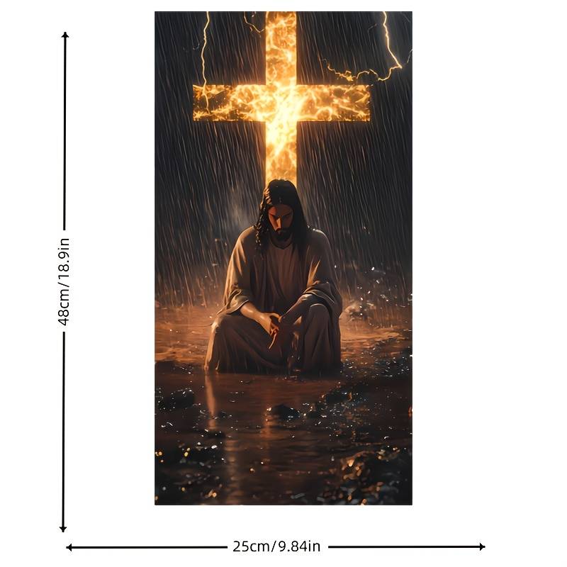 2PCS Jesus Christian Themed Stickers