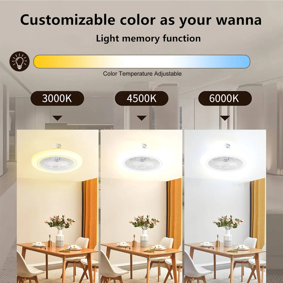 Ceiling Fan Light With Remote Control