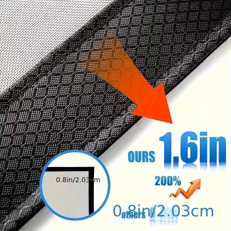 1pc Magnetic Blackout Mesh Screen Door