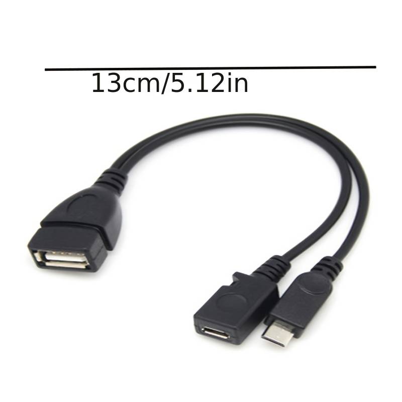 1 Pack OTG Cable USB Port Terminal Adapter