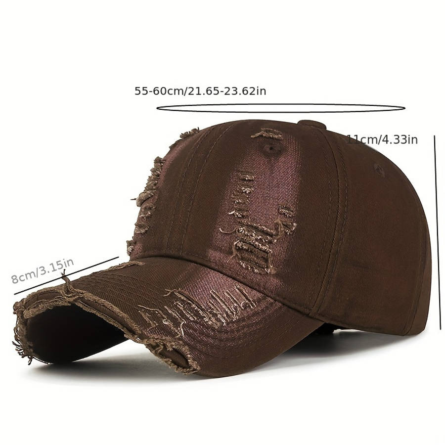 Baseball Cap with Adjustable Strap