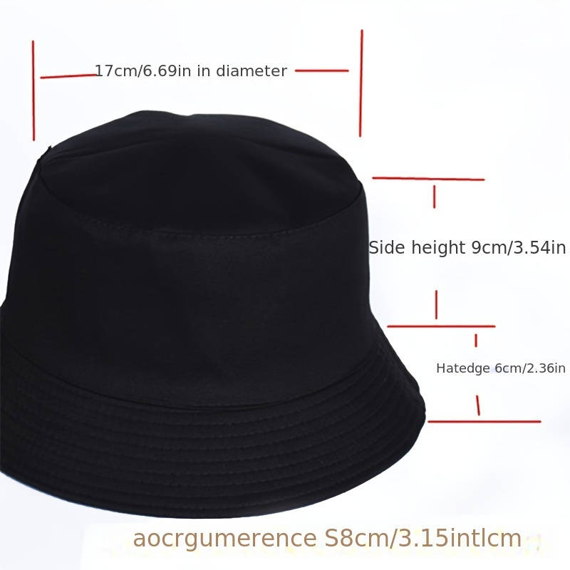 1pc Chic Fake Taxi Print Bucket Hat for Women High-Quality Cotton Blend Sun Protection Non-Stre