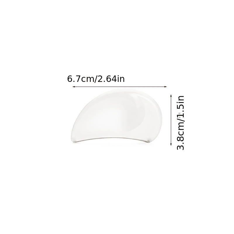 1pc Cute Crescent Nail File Manicure Filing Tool Unscented Nail Shaper for Home and Salon Use