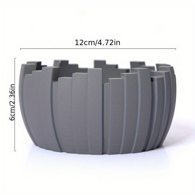 1pc Elegant Ceramic Ashtray Set Modern Geometric Design with Blue and Black Options Perfect for