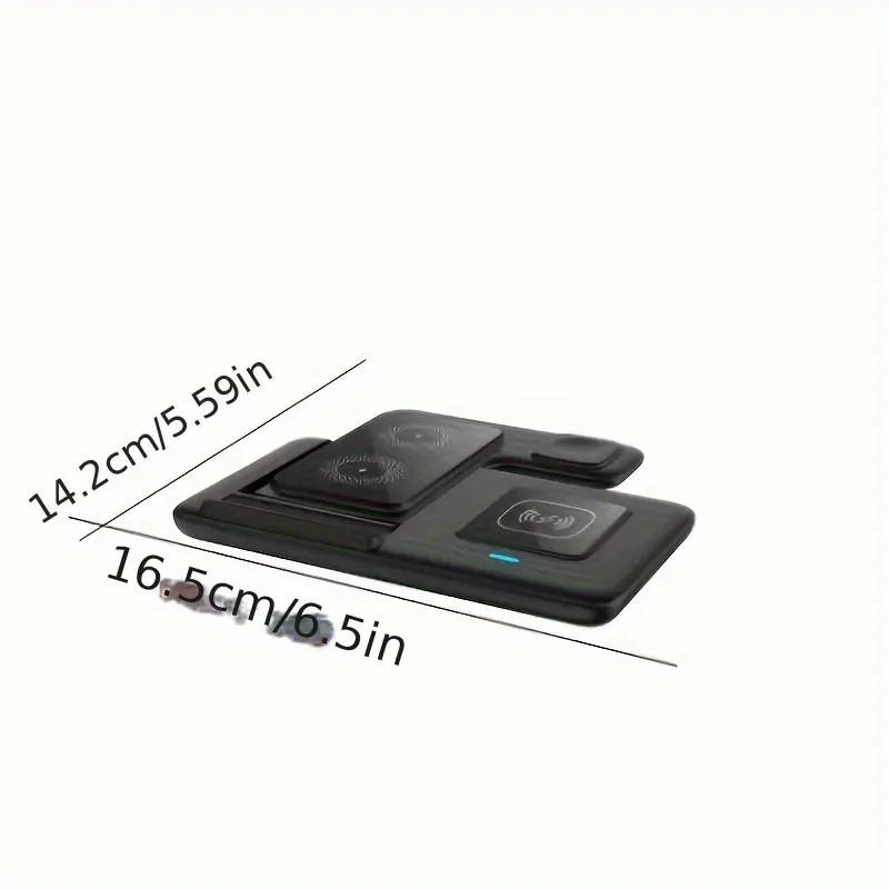 3 in 1 Folding Wireless Charging Station for iPhone 15 14 13 12 11 Pro Max Mini Plus AirPods 3 2 Pro