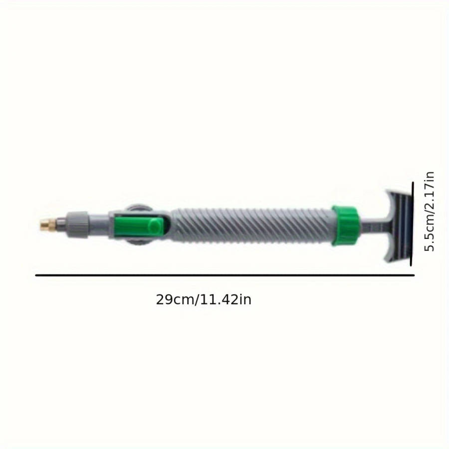 1pc Handheld Manual Spray Gun Adjustable Nozzle Reusable Plastic Bottle
