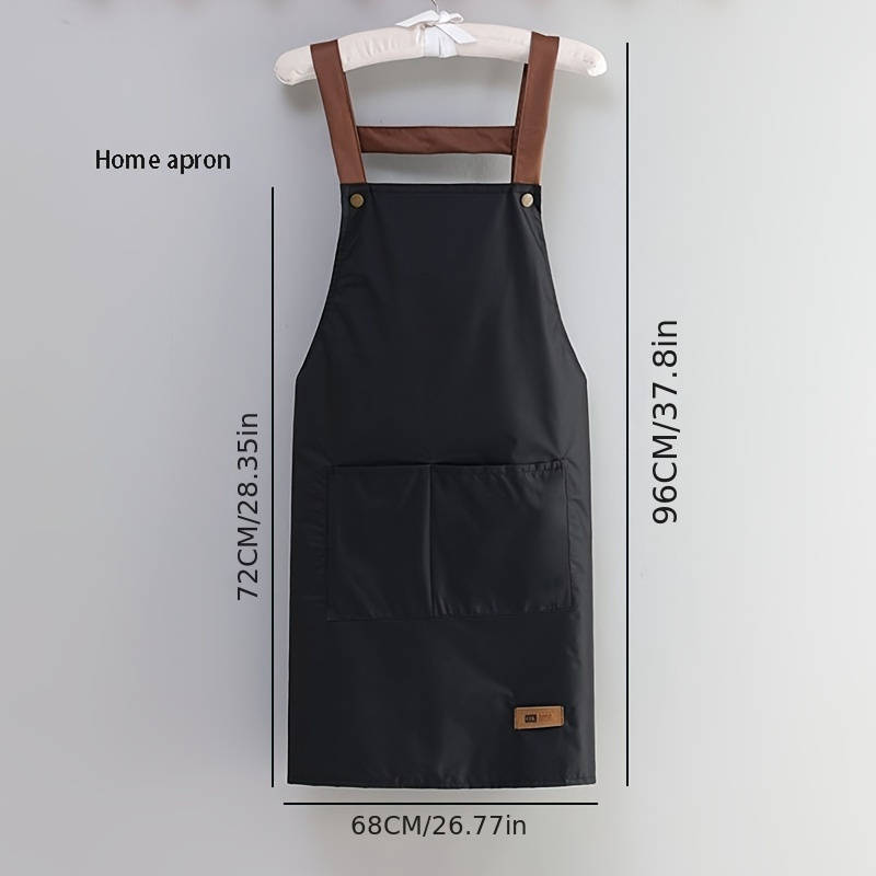 1pc Apron for household use and oil resistant kitchen and work waist circumference for convenien