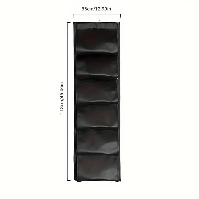 12-Compartment Foldable Dustproof Hanging Shoe Storage Bag
