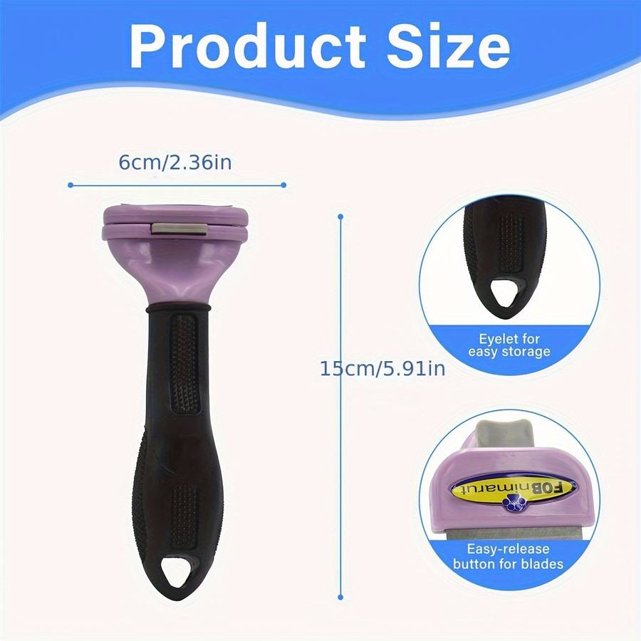 1pc Purple Pet Comb