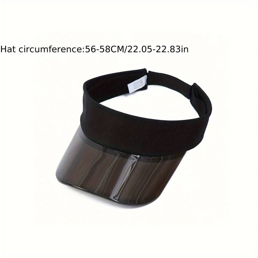 Y2K Style Clear Brim Bucket Hat Lightweight Polyester Adjustable Strap Ideal