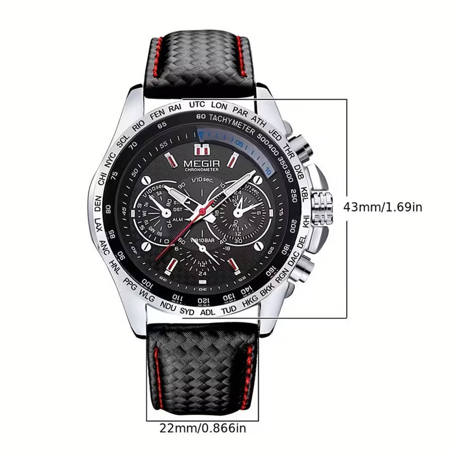 MEGIR Men's Sporty Quartz Watch