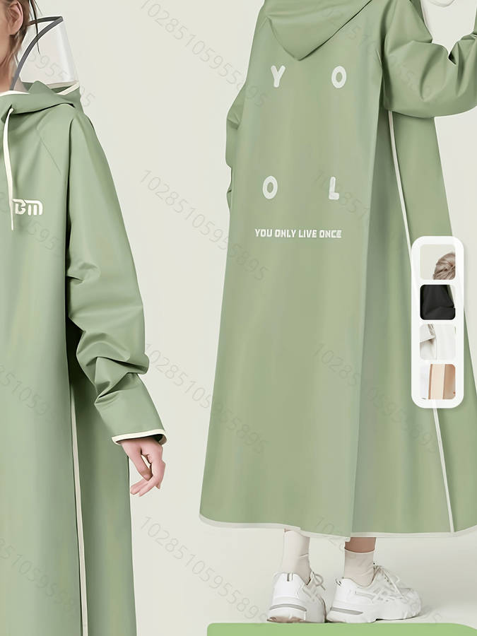 Raincoat Green Size Asian M