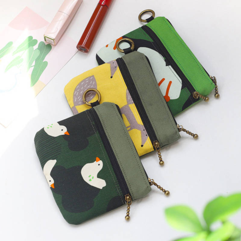 1pc Coin purse female cute duckling coin coin lipstick envelope mini cute card pack storage money f