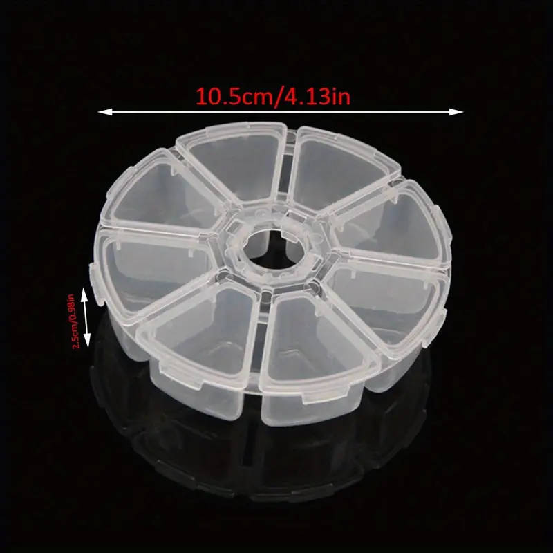 8Grid Diamond Painting Tool Storage Box Organize Jewelry Earrings Necklaces Bracelets Rings Ornament