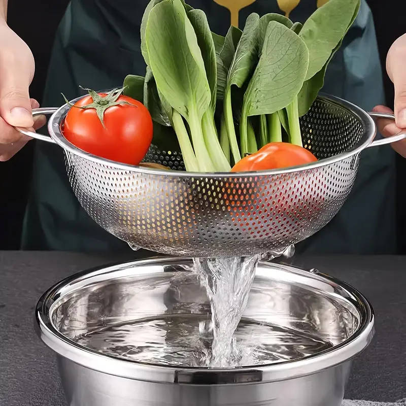 3-Piece Stainless Steel Strainer Set