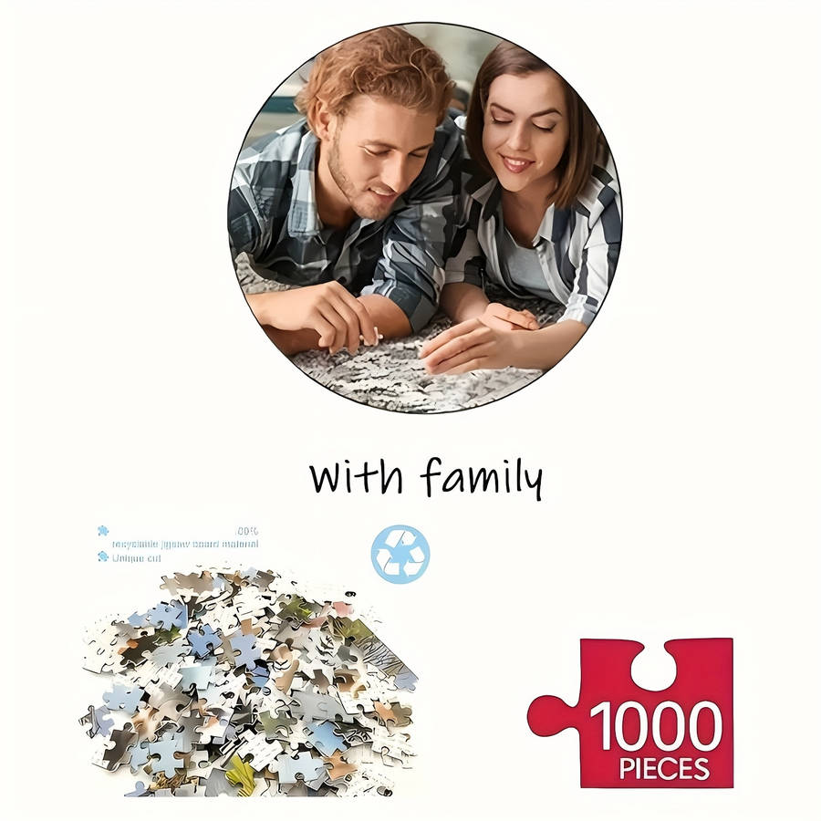 1000 Piece Paper Jigsaw Puzzle For Adults