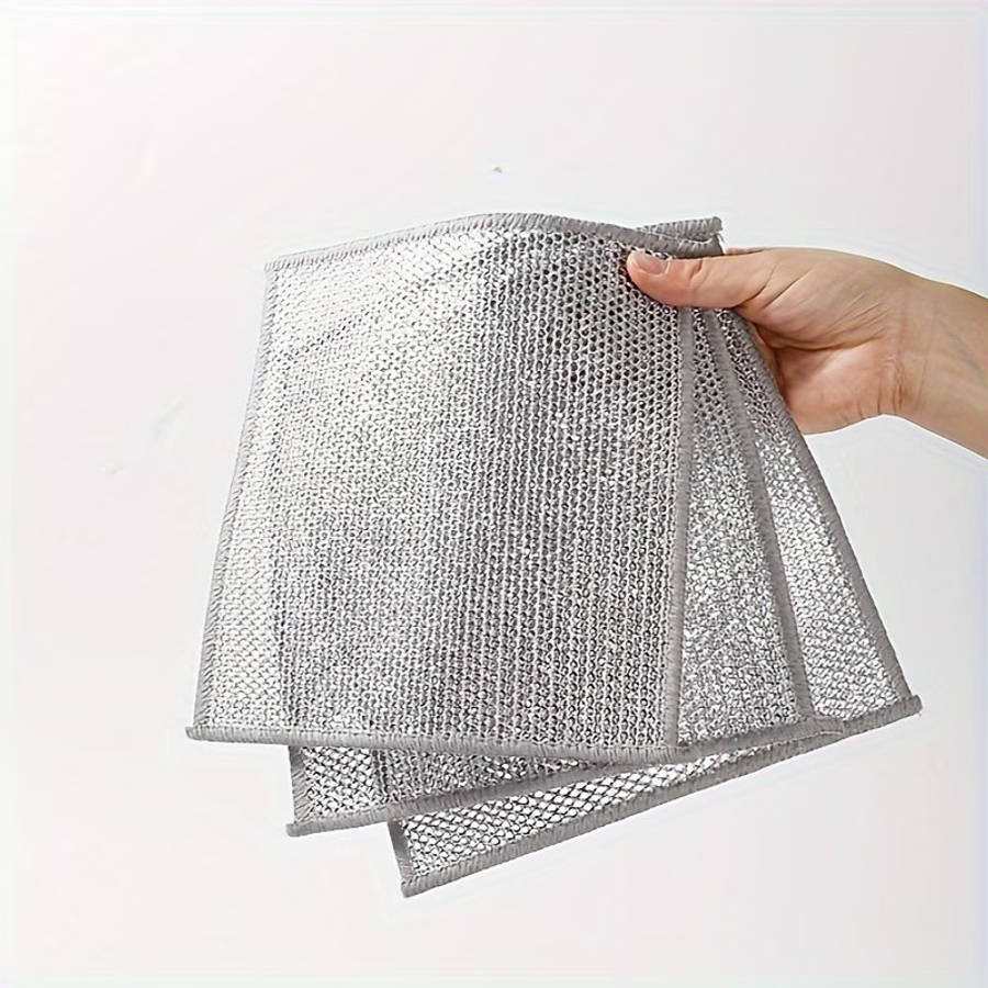 10pcs of Stainless Steel Wire Mesh Dishcloths