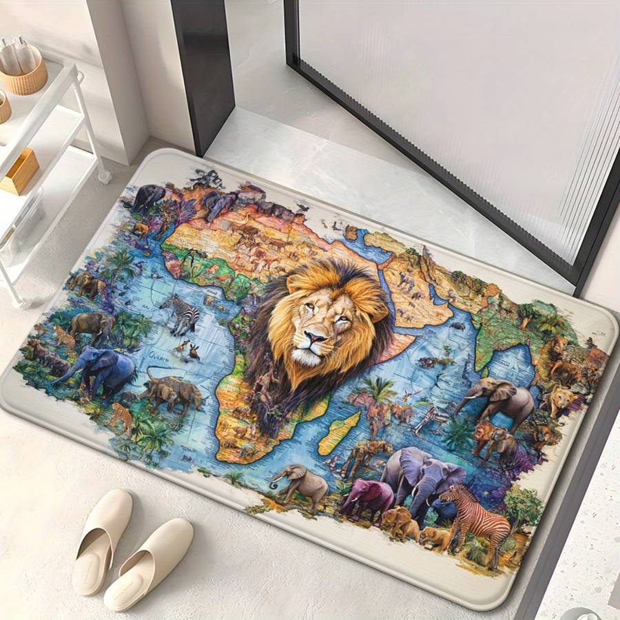 1Pc 15.75x23.62inch 40x60cm Floor Mat