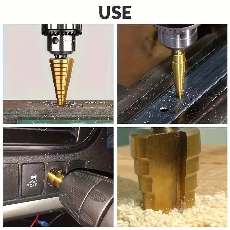 6-Piece Step Drill Bit Set