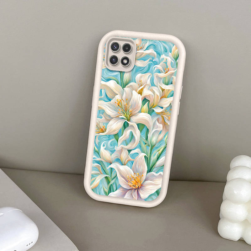 1pc White For Samsung Galaxy A13 Phone Cases
