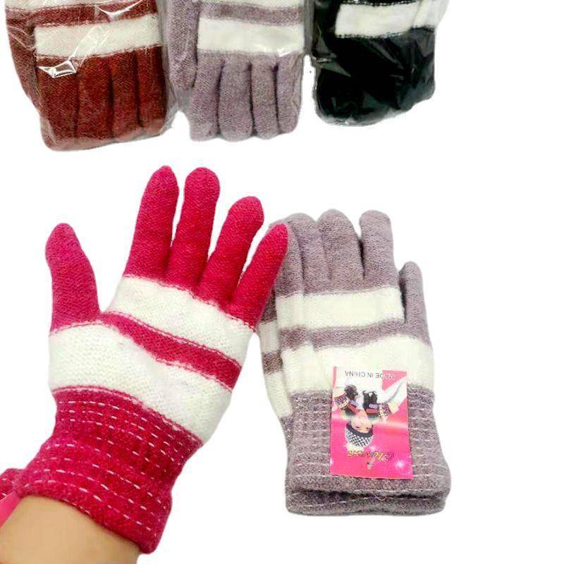 1 Pair One Size Gloves With Random Colors Warm Gloves