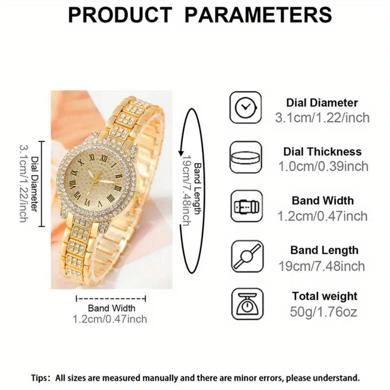 1 x Luxury Starry Night Women's Roman Numeral Watch