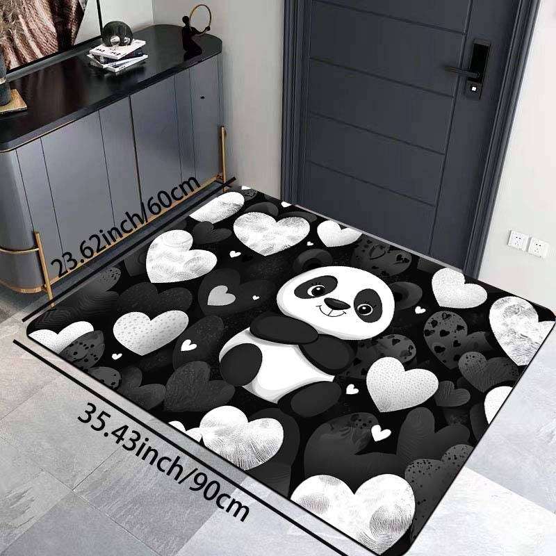 1Pc Black 31.49x47.24inch 80x120cm Floor Mat