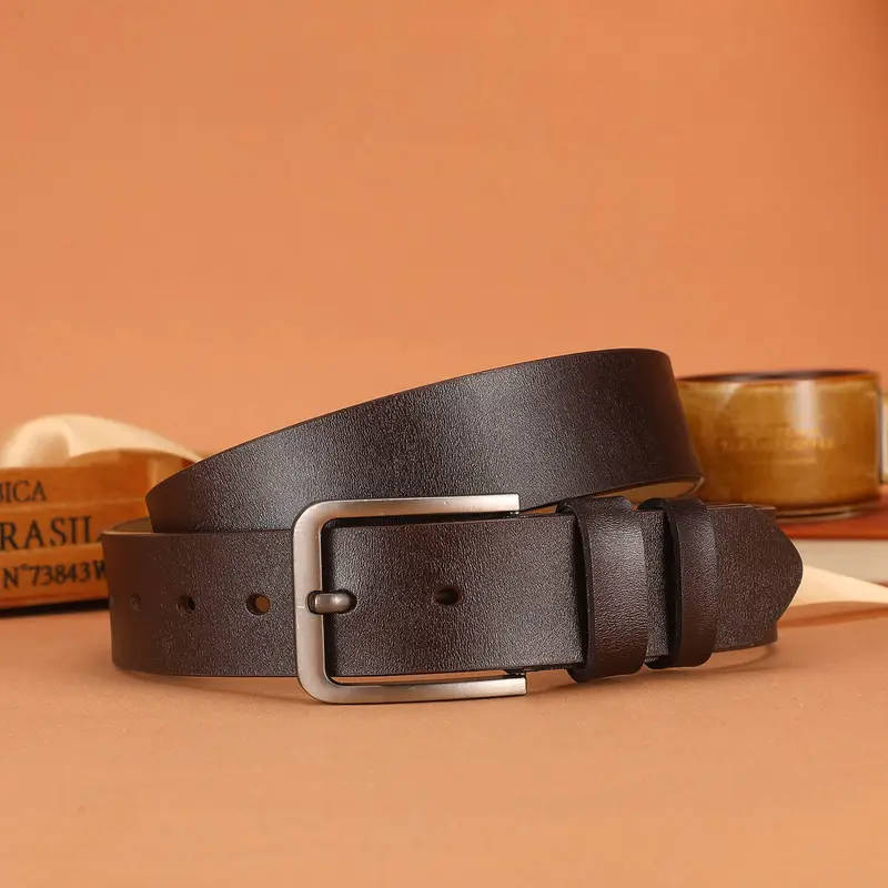 Men's Buckle Cowhide Belt