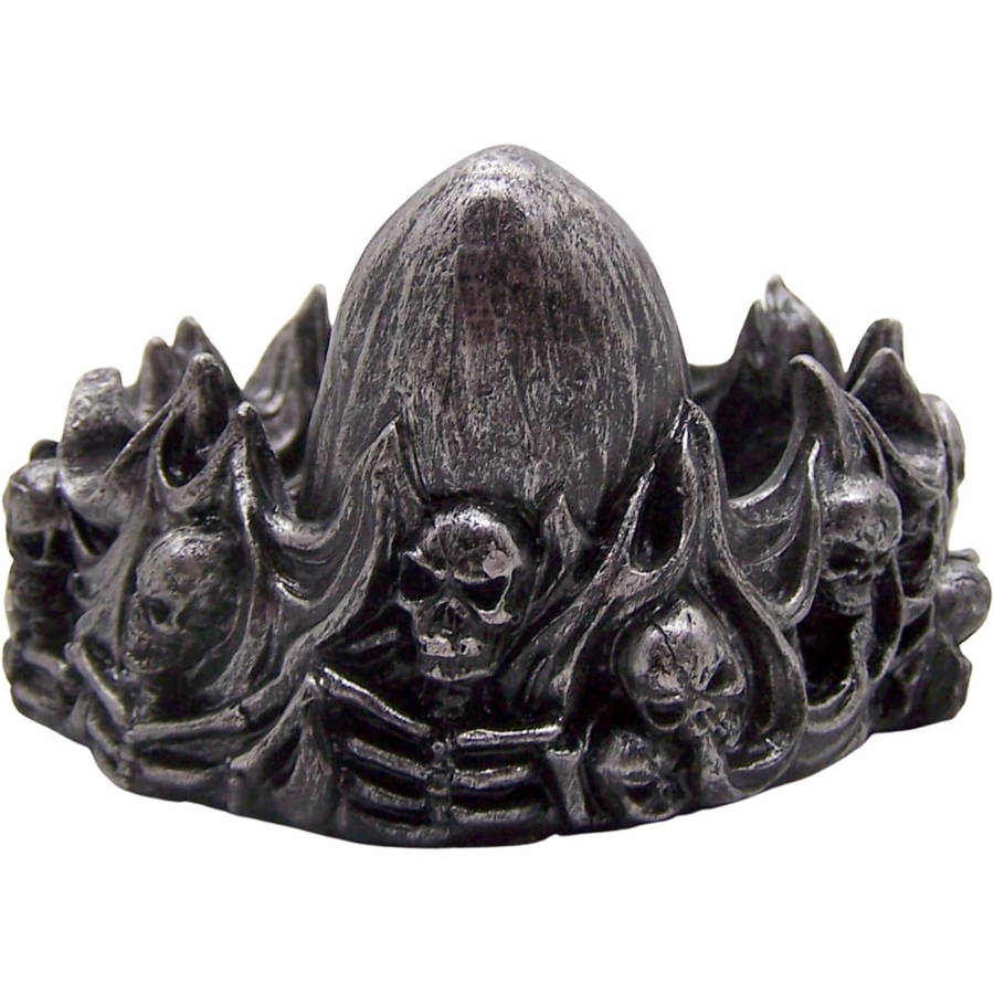 1pc Gothic Skeleton Reaper Ashtray Polyresin Halloween Decor Artistic High-End Smoking Accessory