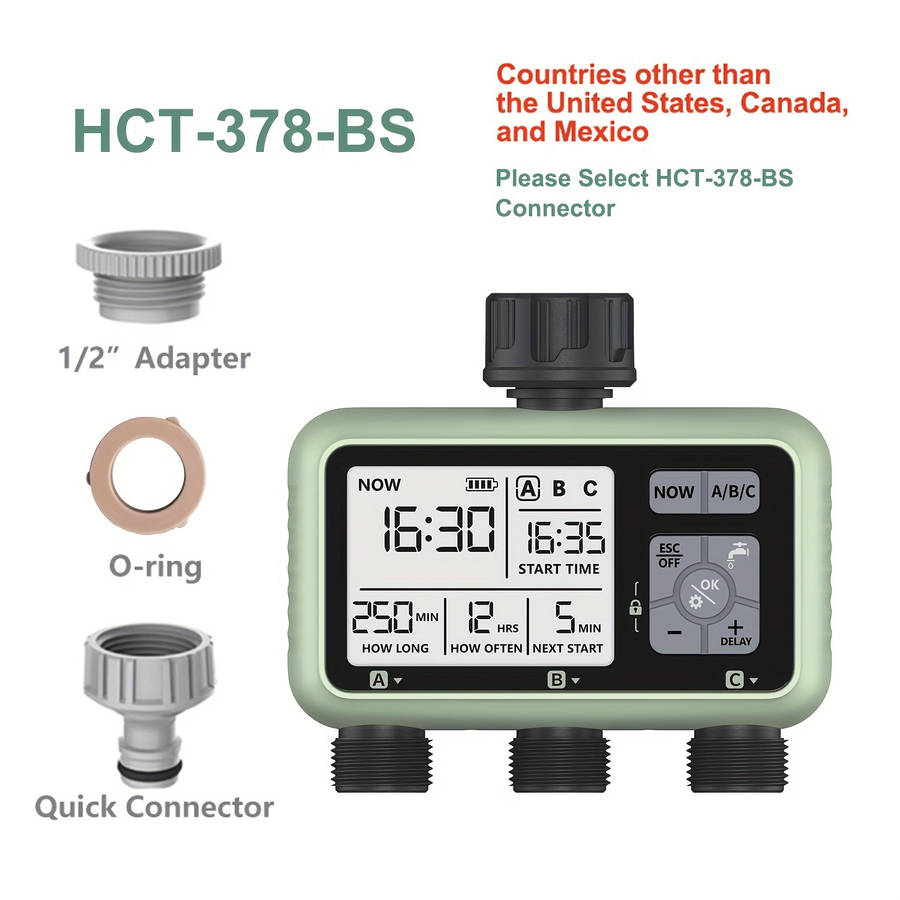 1Pc Water Timer Adjustable 3Mode Program Control