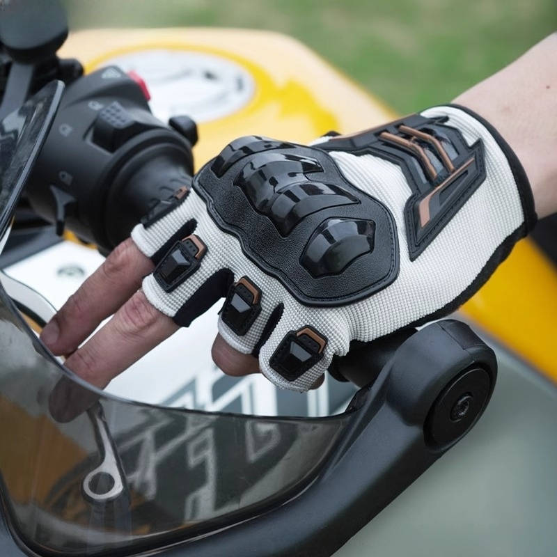 1 Pair Black Outdoor Sports Gloves