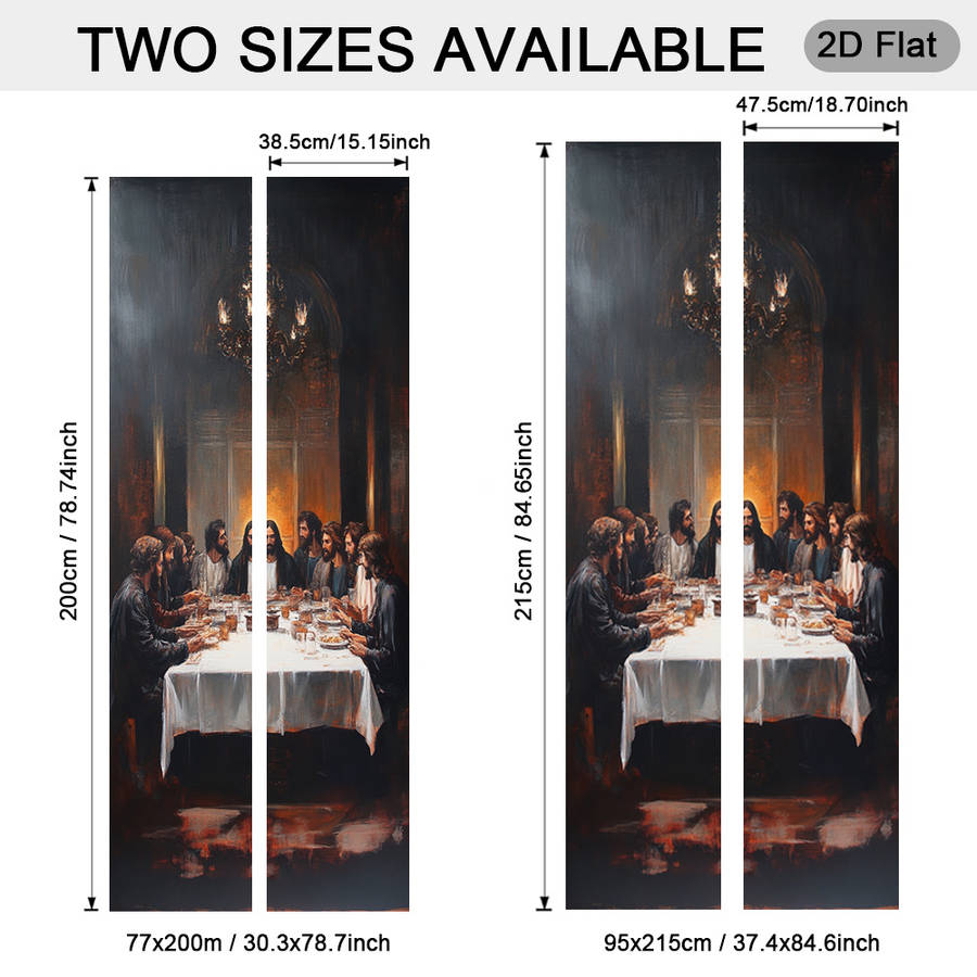 1pc 30.3x78.7 inches   77x200 cm   Jesus Christian Themed Stickers