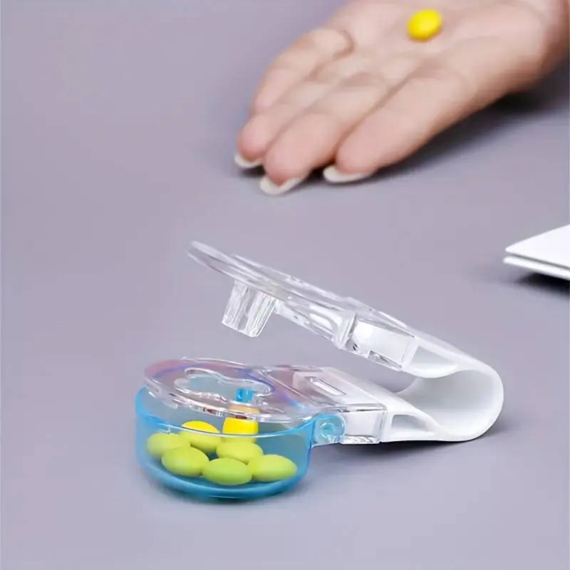 Portable Pill Dispenser with Built