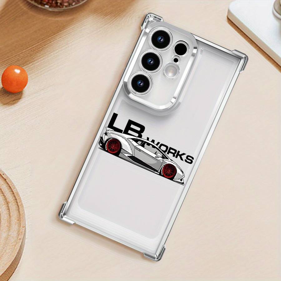 1pc  silvery  For Samsung Samsung Galaxy S23 Ultra Phone Cases