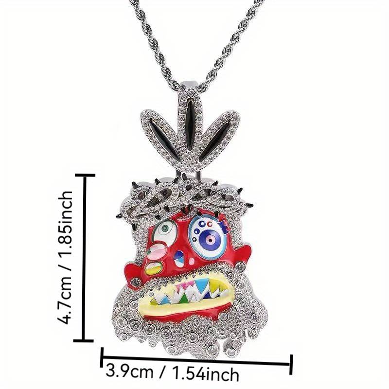 1 Piece Silvery Jesus Theme Pendant