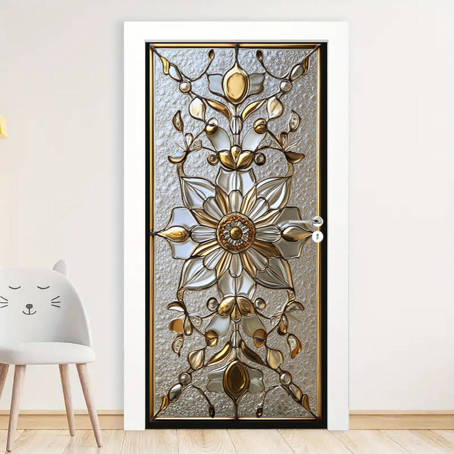 1Pc 95.0x209.8cm Door Window Sticker